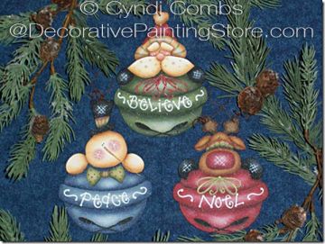 Jolly Jinglers Ornaments Pattern - Cyndi Combs - PDF DOWNLOAD
